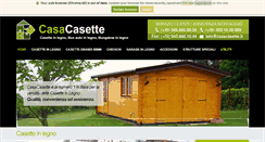 Desktop Screenshot of casacasette.it