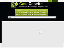 Tablet Screenshot of casacasette.it